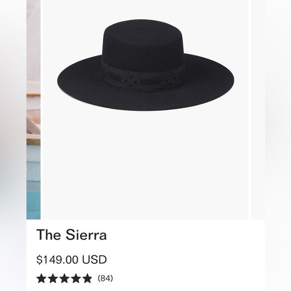 Lack of Color Sierra hat in Black